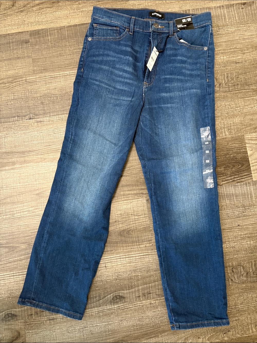 Express Relaxed Blue Jeans
